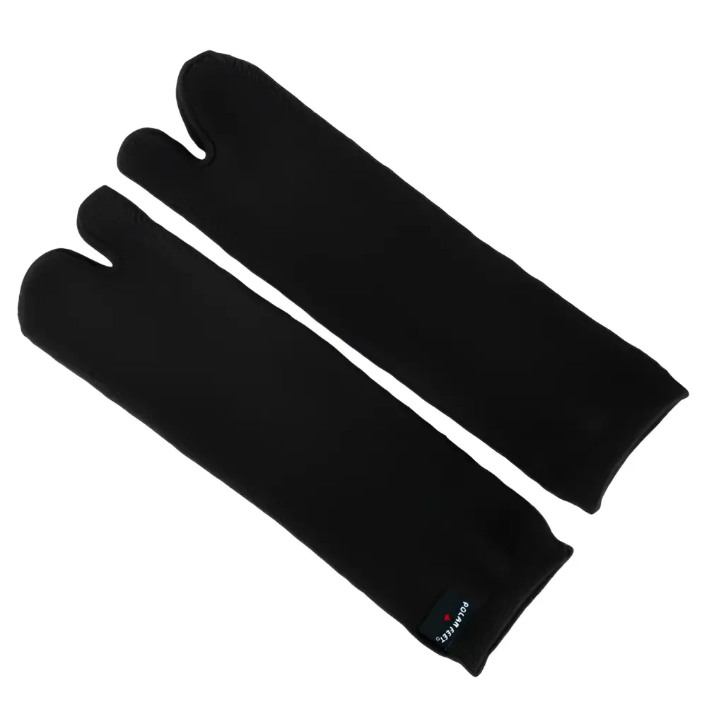 Polar Feet Fleece Tabi Socks - Black - Image 4